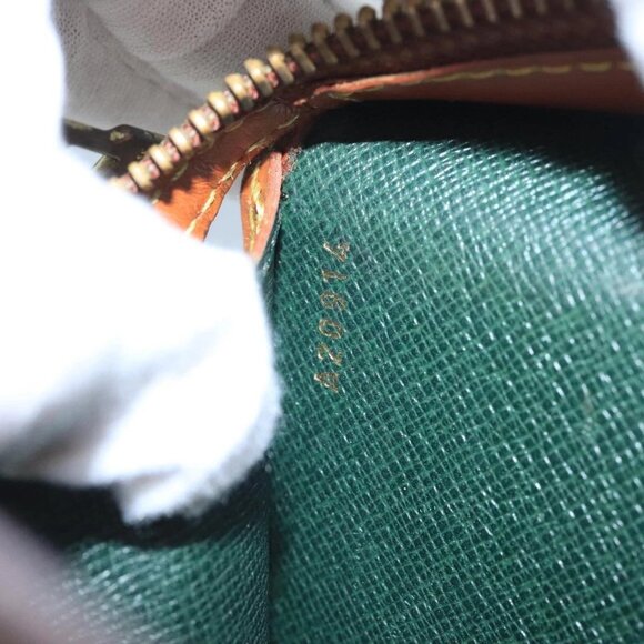 LOUIS VUITTON Epi Pochette Homme Bag Brown Zipangu Gold M52528 LV Auth th5481 - Picture 12 of 16